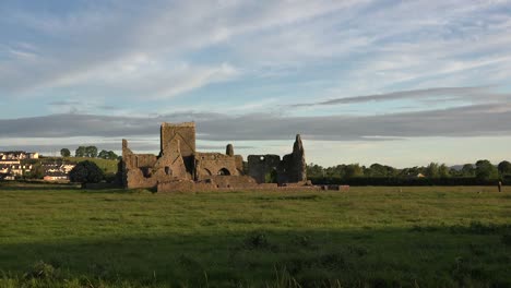 Irlanda-Cashel-Hore-Abadía-Vista-De-Noche