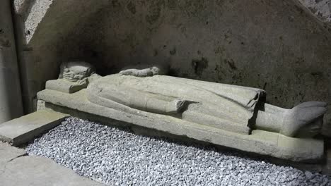 Ireland-Corcomroe-Abbey-With-Effigy-Figure-Of-King