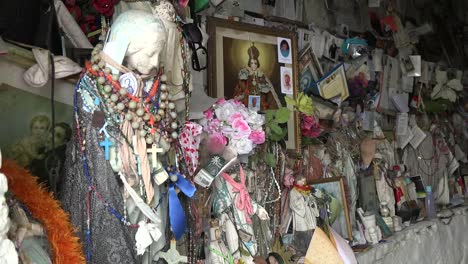 Ireland-County-Clare-Statues-And-Other-Offerings-At-St-Brigids-Holy-Well