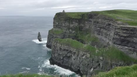 Ireland-County-Clare-Cliffs-Of-Moher-With-Boat-Pan