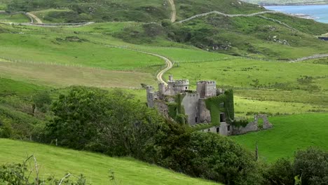 Ireland-County-Galway-Clifden-Castle-Near-The-Sea-Zoom-In