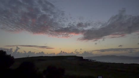 Irland-Grafschaft-Galway-Küste-Nach-Sonnenuntergang