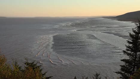 Canada-New-Brunswick-Tide-Comming-In-On-Flats-Time-Lapse