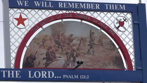 Northern-Ireland-The-Somme-Detail-On-Orange-Arch-