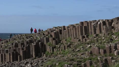 Nordirland-Basaltsäulen-Auf-Giants-Causeway-Pan