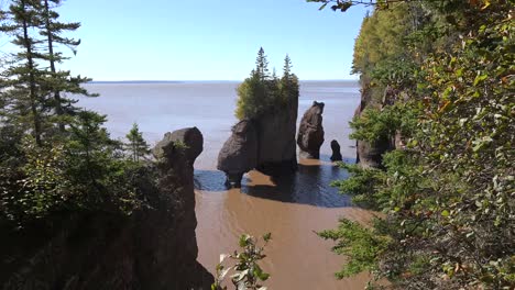 Canada-Hopewell-Rocks-Scene-With-Receding-Tide