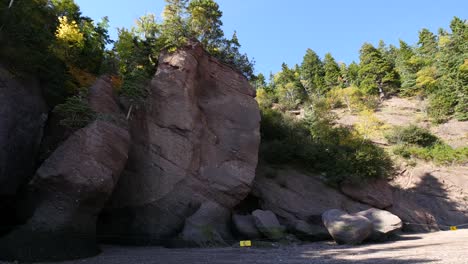 Kanada-New-Brunswick-Hopewell-Rockt-Großen-Felsen