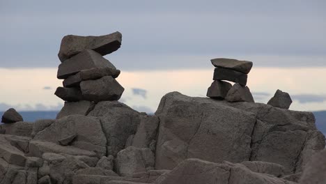 Kanada-Nova-Scotia-Steinhaufen