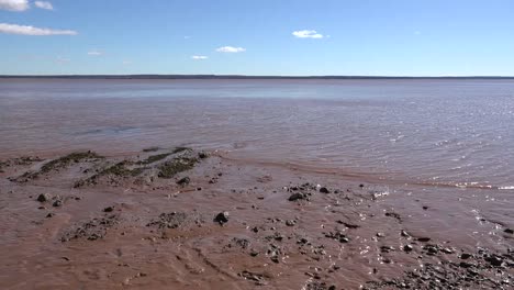 Kanada-Schlammiges-Wasser-In-Der-Bucht-Von-Fundy