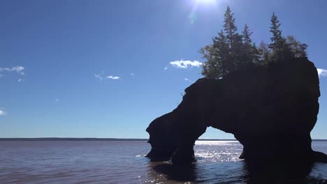 Canada-Sun-Shining-On-Hopewell-Rocks