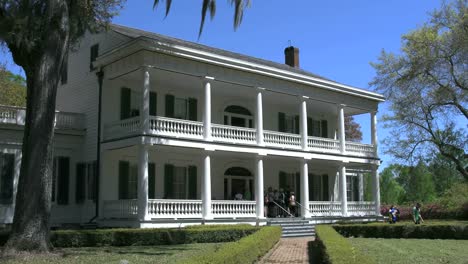 Louisiana-Rosedown-Plantage-Haus-Seitenansicht