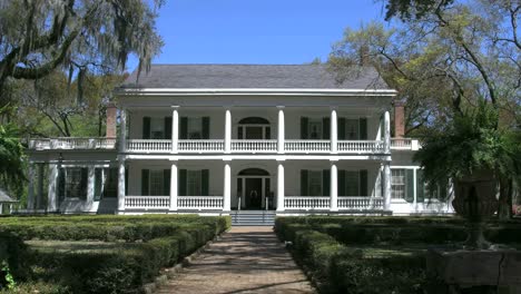 Louisiana-Rosedown-Plantagenhaus-Mit-Veranden