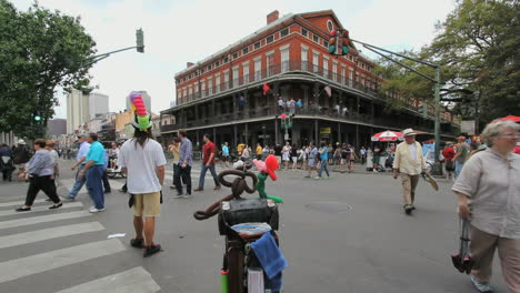 Intersección-Del-Barrio-Francés-De-Nueva-Orleans