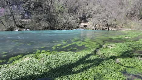 Missouri-Current-River-Bei-Großer-Quelle-Mit-Baumschatten