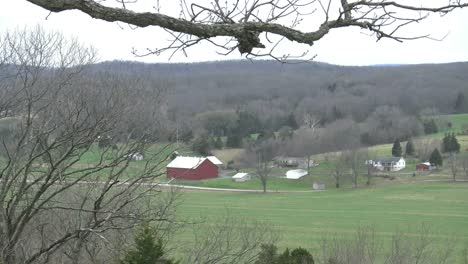 Missouri-Ozark-View-With-Red-Barn