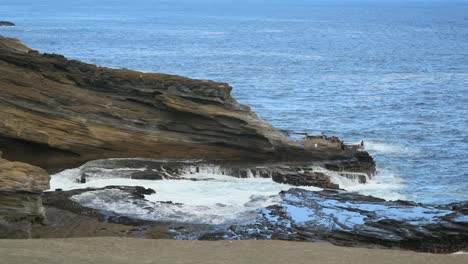 Oahu-Coast-With-Rock-Shelf-And-Waves.Mov