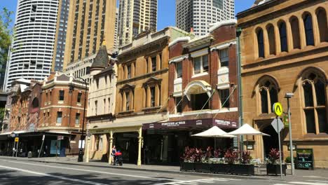 Australia-Sydney-The-Rocks-Alte-Gebäude-Und-Ein-Pub