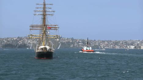 Australien-Sydney-Harbour-Großsegler