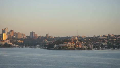 Australia-Sydney-Passing-Suburb-Early-Morning-Time-Lapse