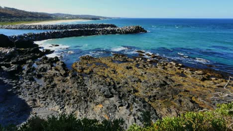 Australien-Steg-Und-Felsen-Bei-Narooma