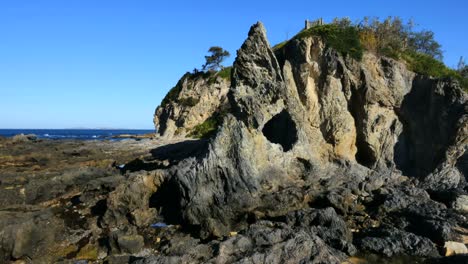 Australien-Seitenansicht-Australien-Felsen