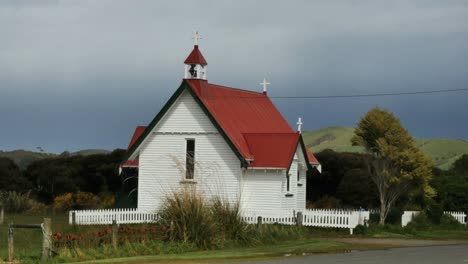 Neuseeland-Catlins-Kirche-In-Waikawa