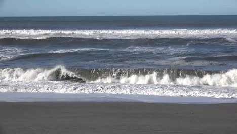 Kalifornien-Wellen-Am-Strand-Im-Sonnenschein-Sound