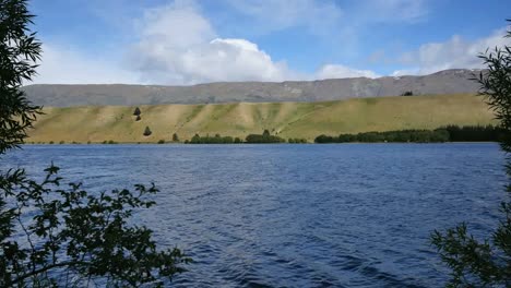 New-Zealand-Lake-Dunstan-Tree-Framed-Moraine