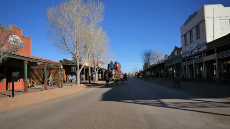 Arizona-Tombstone-Main-Street-Postkutsche-Kommt