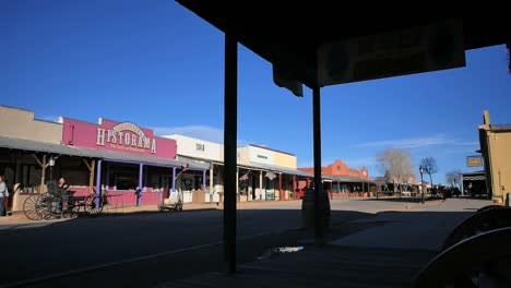 Vista-De-La-Calle-Principal-De-Piedra-Sepulcral-De-Arizona