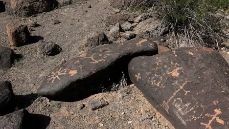 Arizona-Detalles-De-Petroglifos