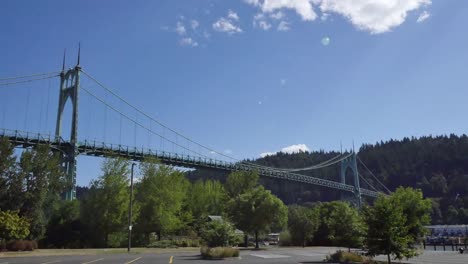 Oregon-Portland-Saint-Johns-Bridge-Am-Cathedral-Park-Parkplatz