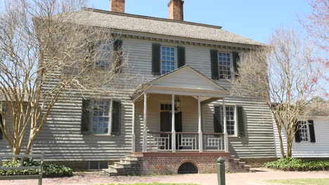 Virginia-Colonial-Casa-De-Williamsburg-Con-Porche-Delantero