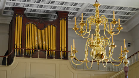 Virginia-Colonial-Williamsburg-Light-Fixture-In-Church