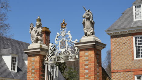 Virginia-Colonial-Williamsburg-View-Of-Gate