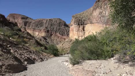 Texas-Big-Bend-Burro-Mesa-Verter-Cañón-Seco-Corriente-Cama