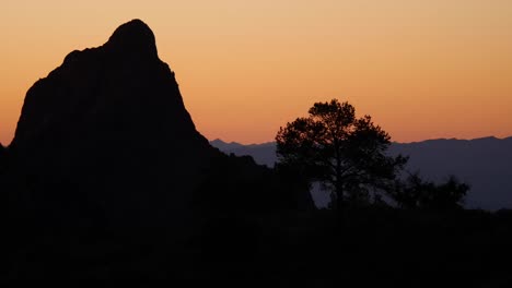 Texas-Big-Bend-Chisos-Jagged-Rock-At-Sunset