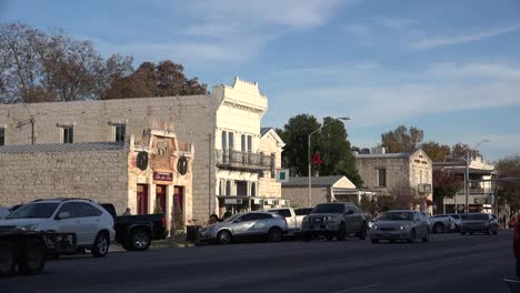 Texas-Fredericksburg-Innenstadtverkehrsburg