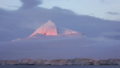 Antarctica-Zooms-On-Peak-In-Alpine-Glow