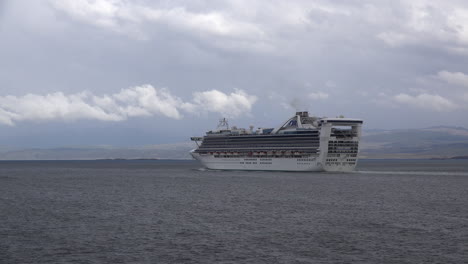 Argentina-Strait-Of-Magellan-With-Cruise-Ship