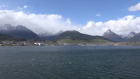 Argentina-Ushuaia-View-Of-City-And-Clouds