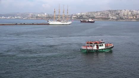 Chile-Valparaiso-Ausflugsboot