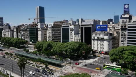 Argentinien-Buenos-Aires-Innenstadt-Aussicht-Af