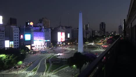 Argentina-Buenos-Aires-Obelisk-Changes-Colors-Zoom