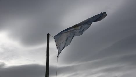 Argentinien-Flagge-Weht