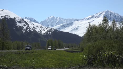 Alaska-Verkehr-Südlich-Von-Anchorage