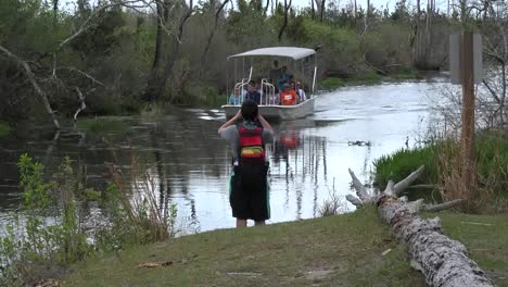 Georgia-Okefenokee-Boy-Watches-Swamp-Boat