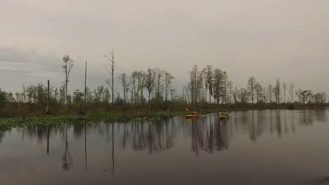 Georgia-Okefenokee-Yellow-Boats