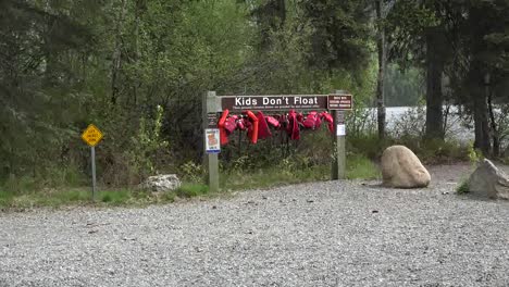 Alaska-Zooms-In-On-Life-Jackets-In-A-Row