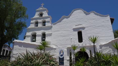 Kalifornien-Mission-San-Diego-De-Alcala-Fassade-Und-Glockenturm